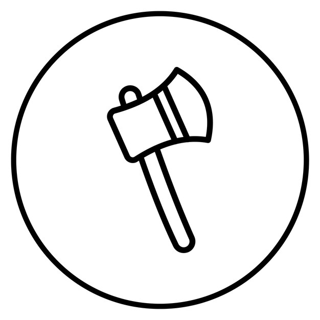 axe icon vector image can be used for rescue and response