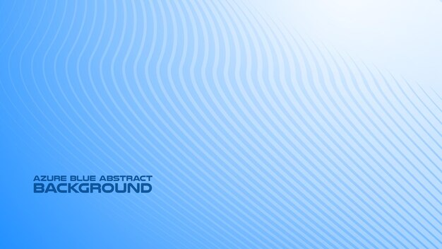 azure blue abstract background with curve line for backdrop or presentation