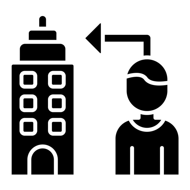 b2c glyph solid black illustration