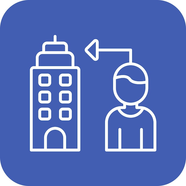 B2C icon vector image Can be used for Digital Nomad