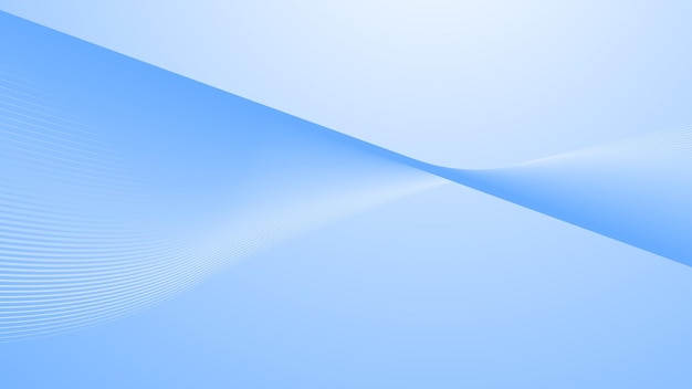 Baby blue gradient with curve line abstract background for backdrop