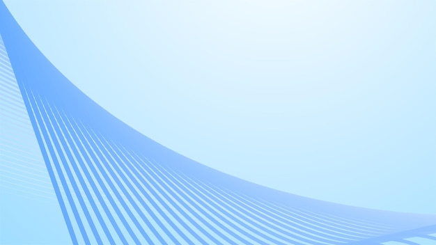Baby blue gradient with curve line abstract background for backdrop