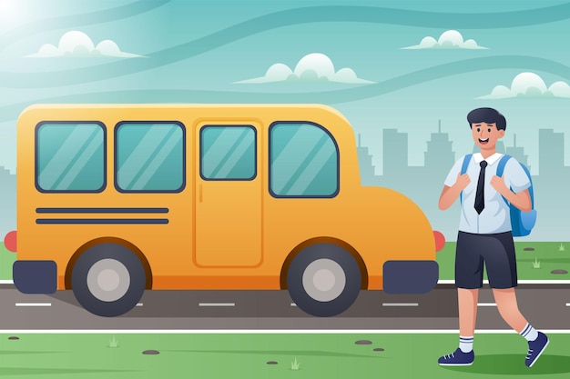 back to school illustration design
