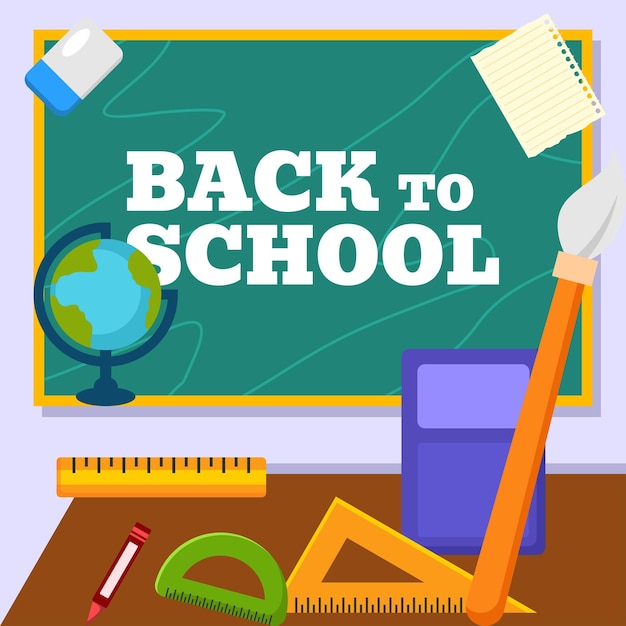 back to school vector design illustration