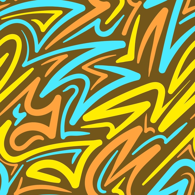 Background Abstract Composition of Colorful Lines