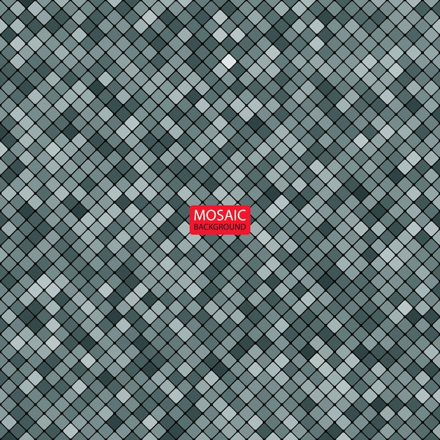 Background abstract mosaic of squares grey color for your purposes in design