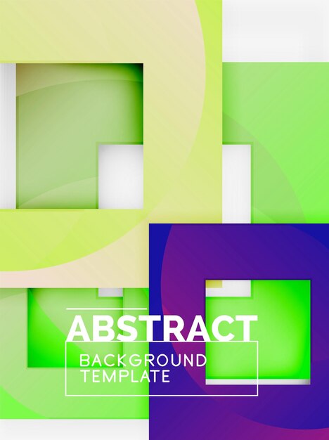 Background abstract squares geometric minimal template