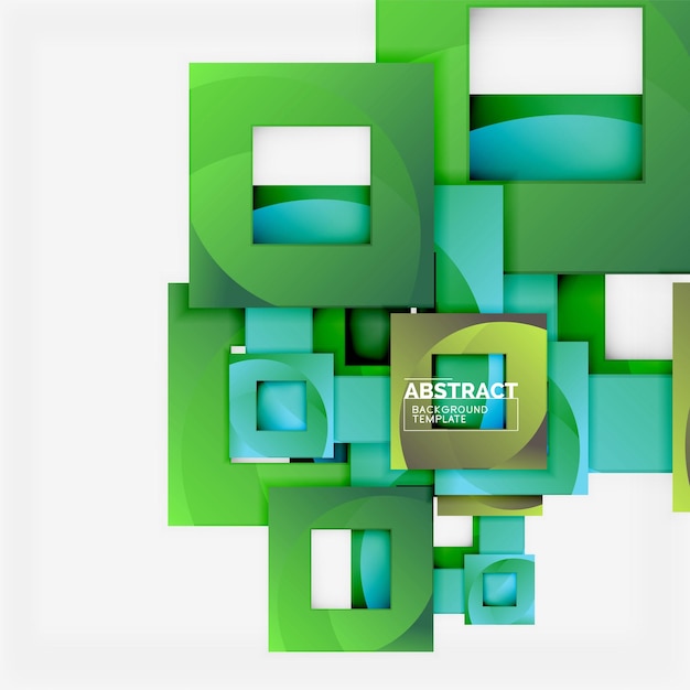 Background abstract squares geometric minimal template