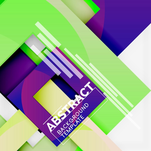 Background abstract squares geometric minimal template