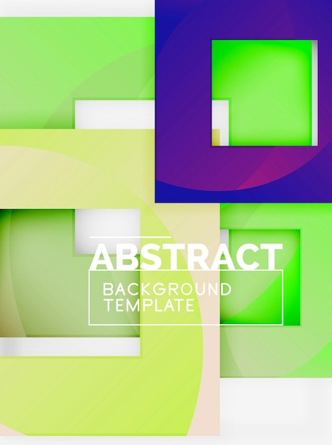 Background abstract squares geometric minimal template