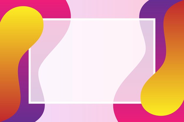 background colorful and white in middle