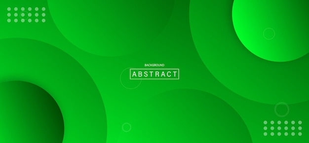 Background green abstrack round ornament