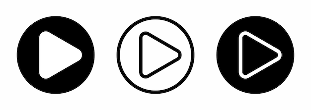 background of play video button