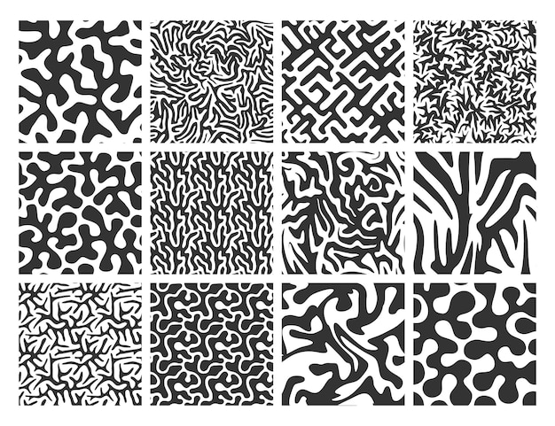 background patterns seamless on white background in vector eps 8