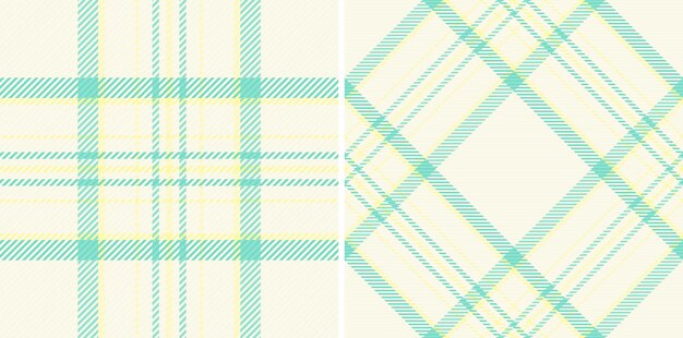 Background plaid textile of texture pattern seamless with a tartan check vector fabric Set in neon colors Scottish fashion trends