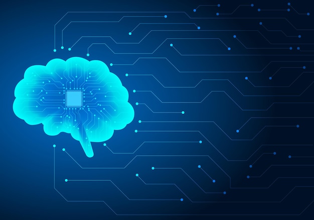 background processing of the brainlike artificial intelligence system keeps ordering and giving ord