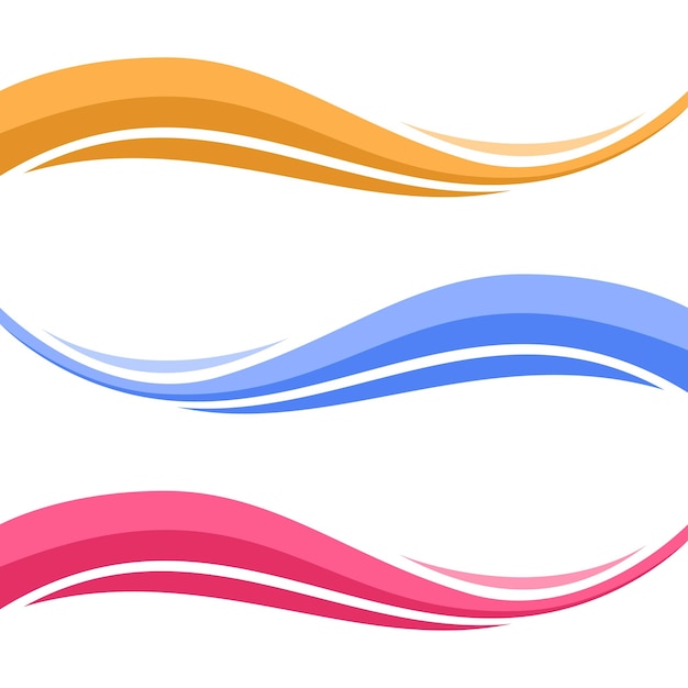 background with abstract wavy shapes
