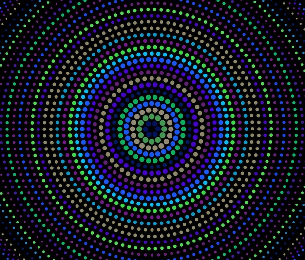 Background with dark halftone geometric circles