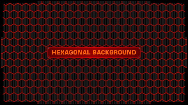 Background with hexagonal pattern