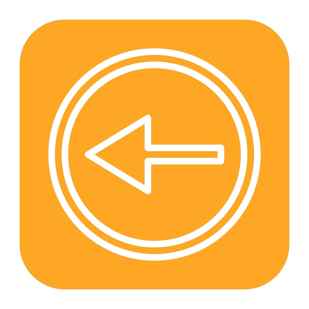 backward button icon vector image can be used for instrument