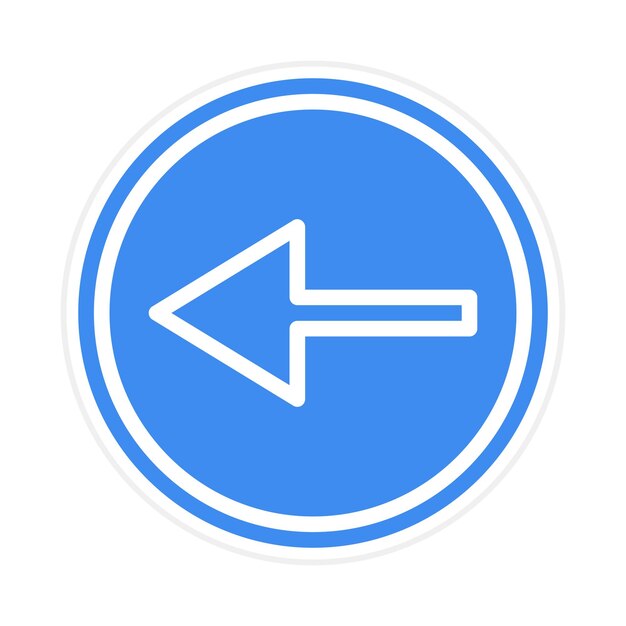 backward button icon vector image can be used for instrument