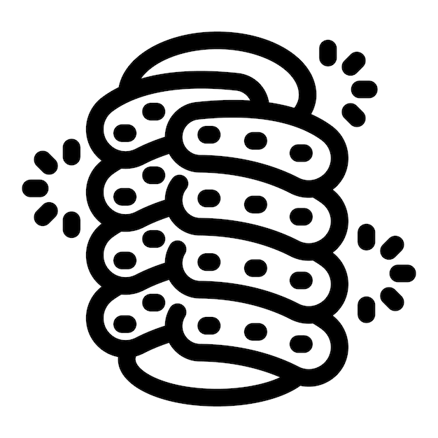 Bacteria cells dividing and multiplying showing exponential growth