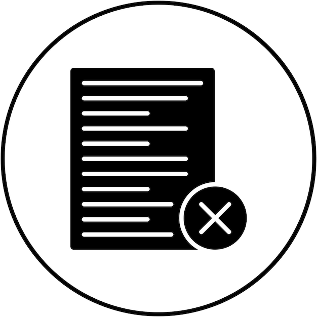 Bad Resume CV icon vector image Can be used for Recruitment Agency