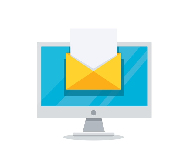 Bærbar computer med e-mailnotifikation