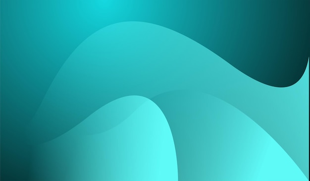 Baggrund med gradient og bølger i minimalistisk stil