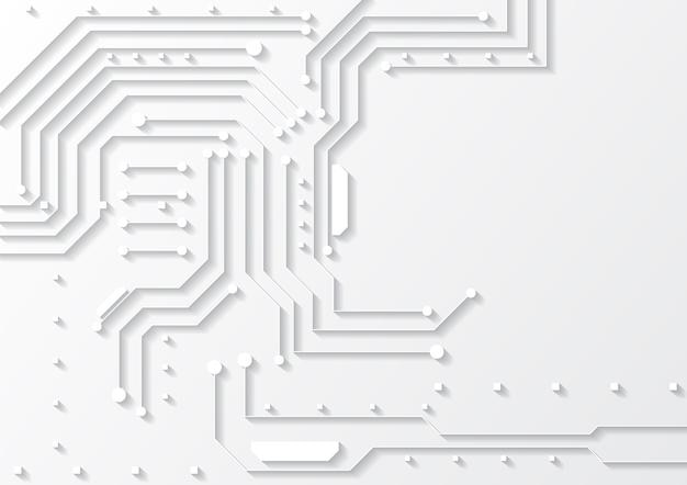 Baggrund med kredsløbsteknologi med højteknologisk digital dataforbindelse og elektronisk computerdesign