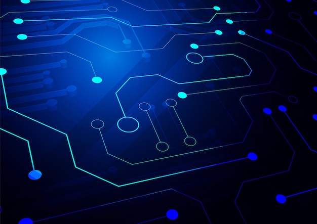 Baggrund med kredsløbsteknologi med højteknologisk digital dataforbindelse og elektronisk computerdesign