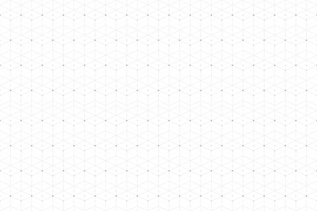Bağlı çizgi ve noktalarla geometrik soyut desen Grafik kesintisiz arka plan bağlantısı Tasarımınız için modern şık çokgen arka plan Vektör illüstrasyonu