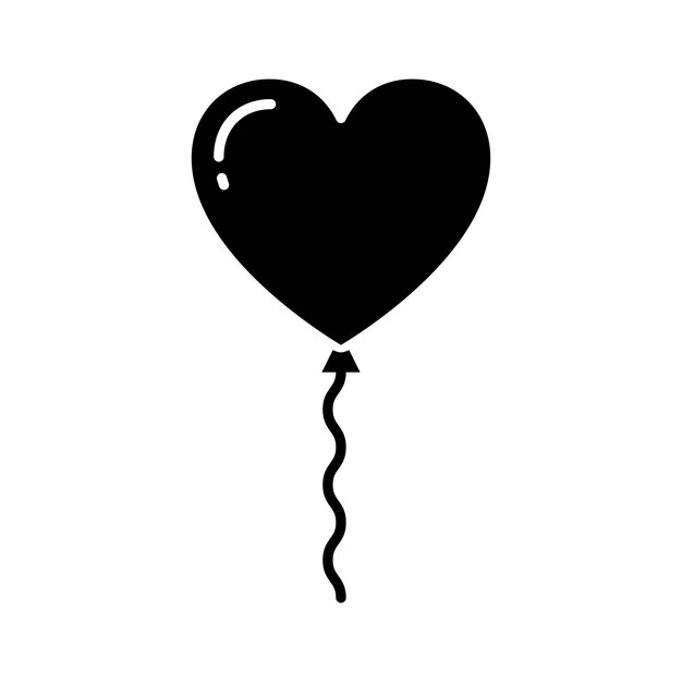 Balloon Icon Vector Simple Design