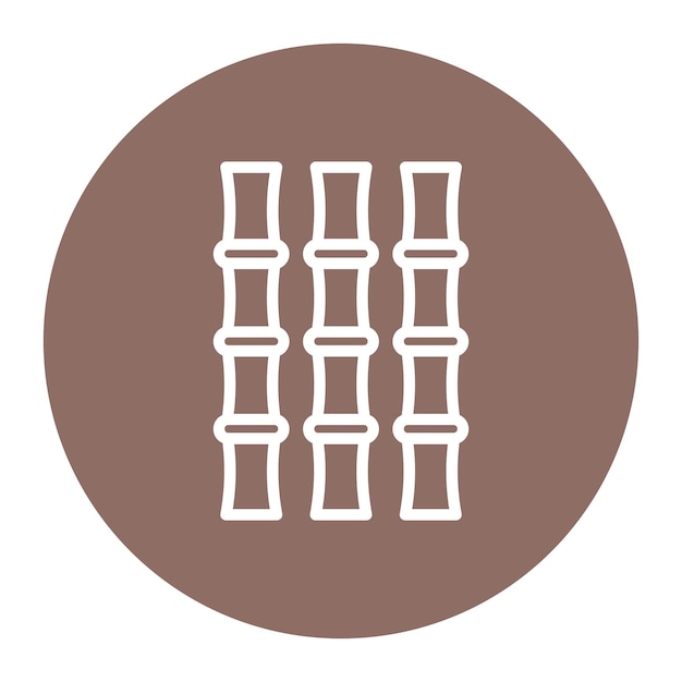 bamboo icon vector image can be used for mining and crafting
