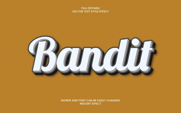 Bandit Text Effect