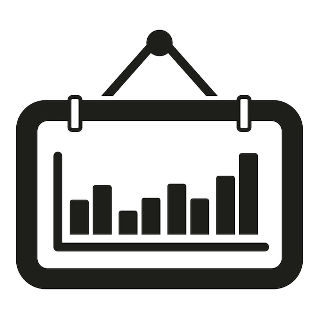 Banner finance icon simple vector Budge loan Laptop cash money