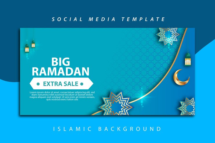 Banner temple Eid al Fitr