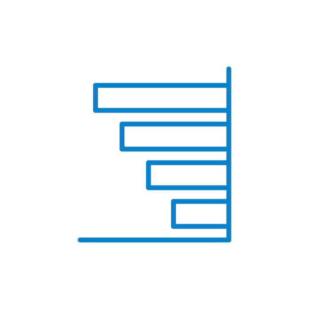 Bar Chart icon vector design templates