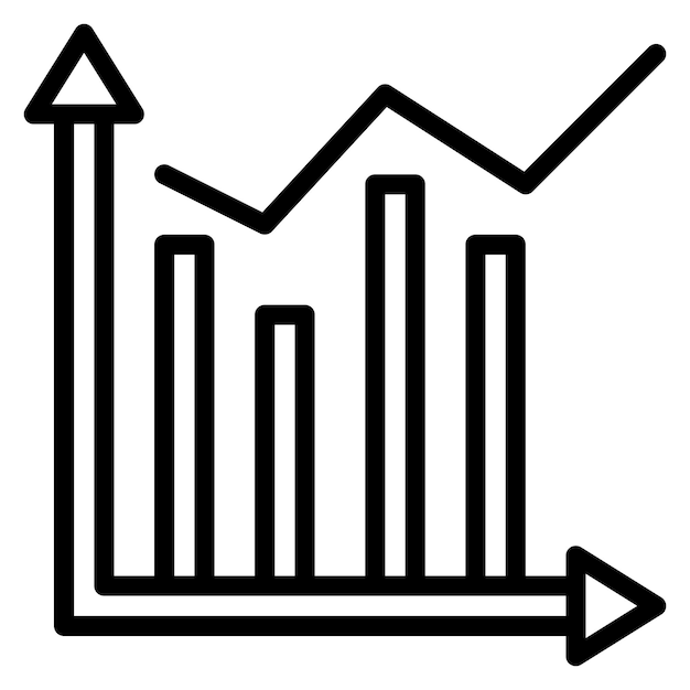 Bar Chart icon vector image Can be used for Market Research