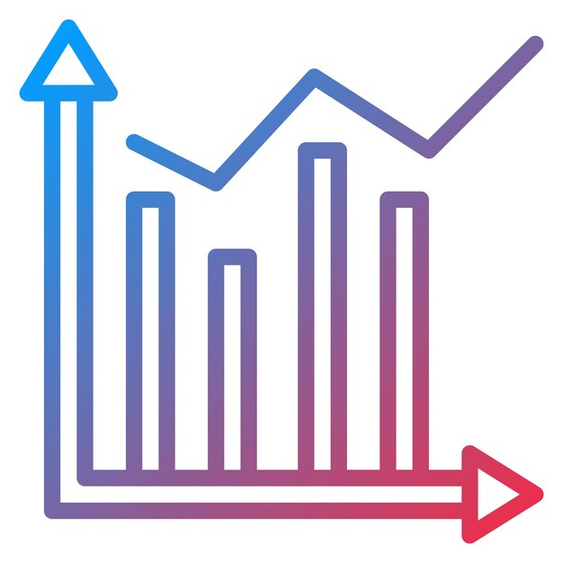 Bar Chart icon vector image Can be used for Market Research