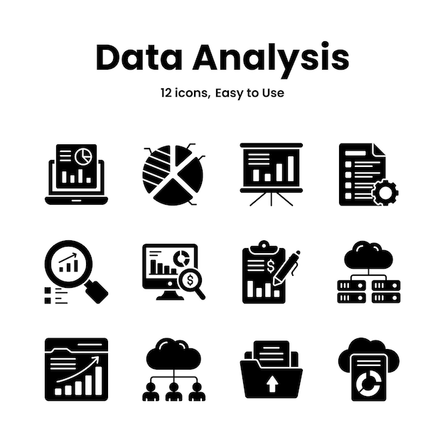 Bar chart on document showing vector of data report in trendy style premium icon