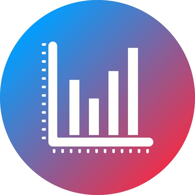 bar graph icon vector image can be used for customer feedback