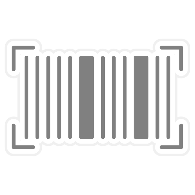 Barcode icon vector image Can be used for Cyber Monday