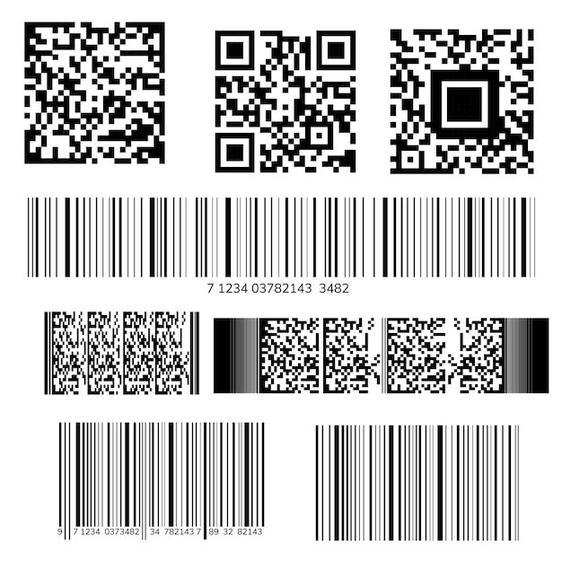 barcode qr code collection