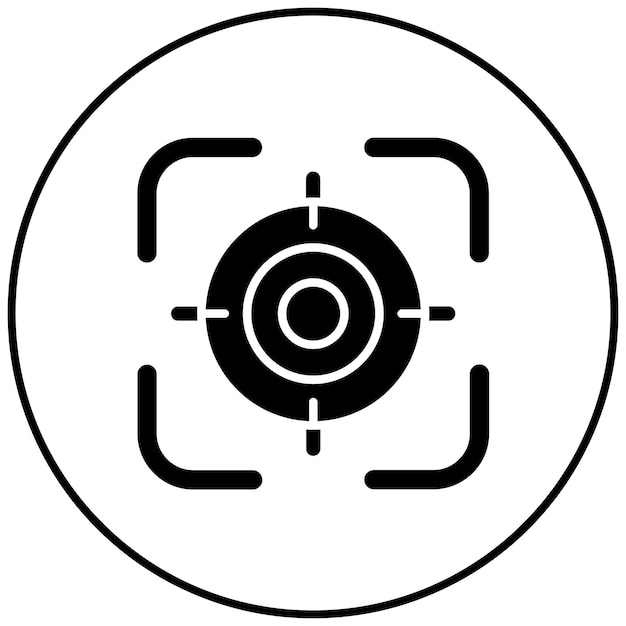 Basic Target icon vector image Can be used for Infographic
