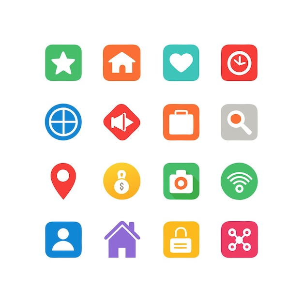 Basic UI Icons Set