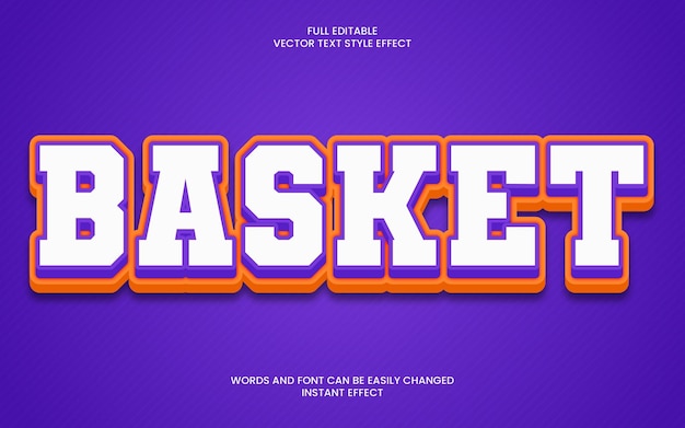 Basket Text Effect