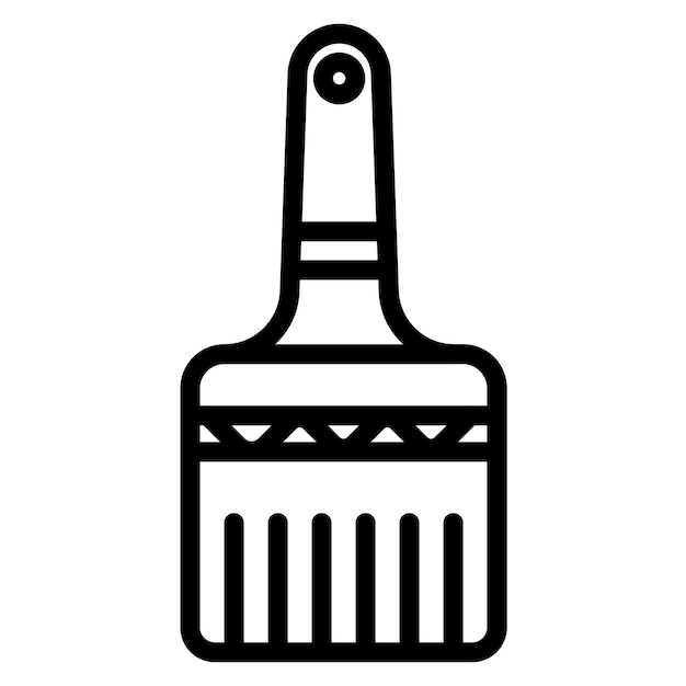 Basting Brush vector icon illustration of Restaurant iconset