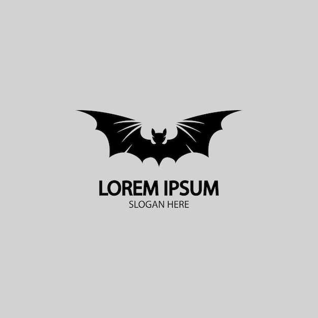 Bat vector icon logo template illustration design