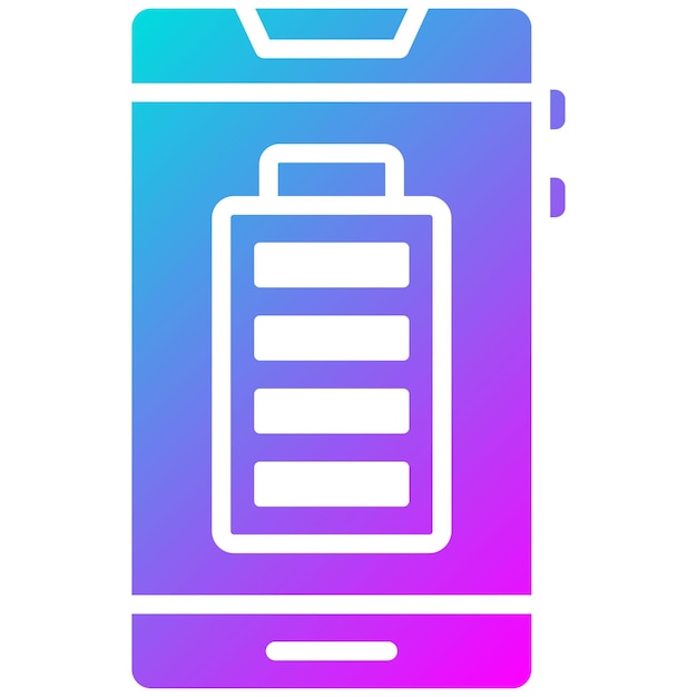 Battery Full Vector Illustration Style